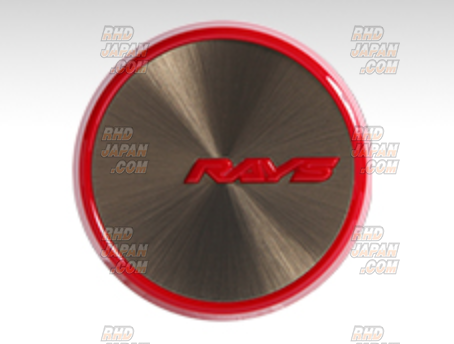 Rays Center Cap Gold Low Type - Homura 2x7 Glossy Black - RHDJapan